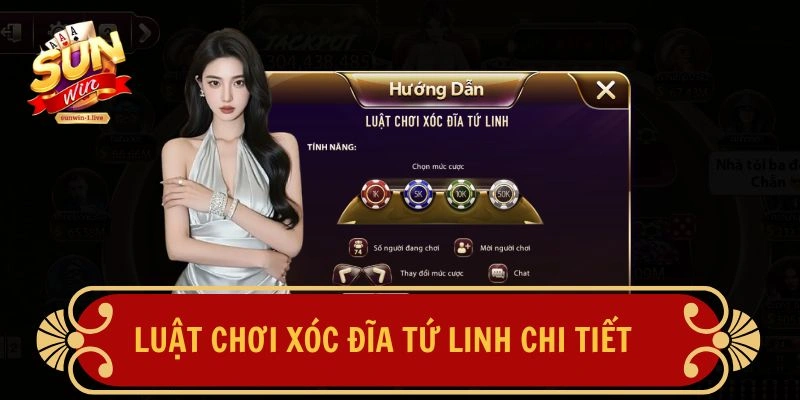 Luật chơi Xóc Đĩa Tứ Linh SUNWIN