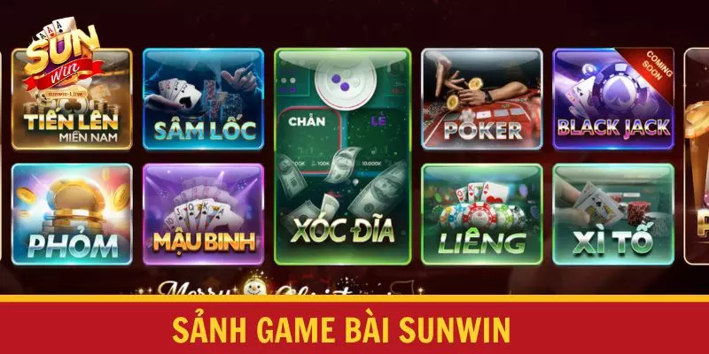 Sảnh game bài SUNWIN