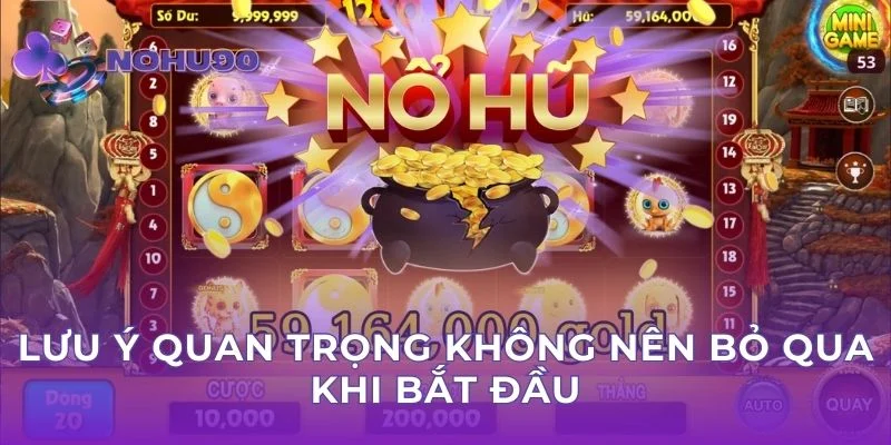 Lưu ý quan trọng không nên bỏ qua khi bắt đầu